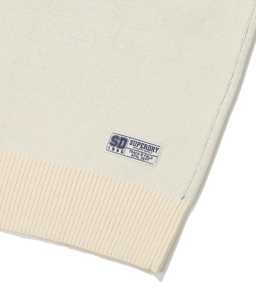 Syupeodeulai Core Logo Round Knit Ivory