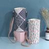 1PC Fashionable Handle Shoulder Crossbody Mug Bag Bottle Holder Adjustable Portable Cotton and Linen Mug Holder Bag