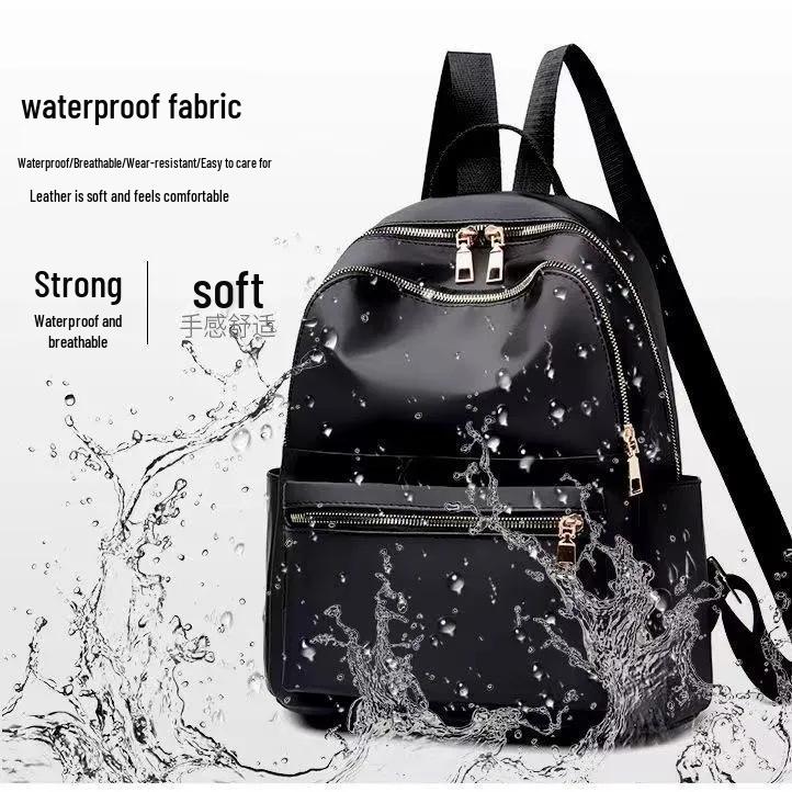Trendiger Vielseitiger Rucksack im Koreanischen Stil für Damen: Großes Fassungsvermögen, Wasserdicht, Reise- & Wickeltasche
