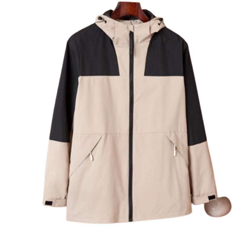 Spring and Autumn New Men's and Women's Same Hooded Loose Casual Jacket Jacket Windproof Jacket Tooling Jacket Men's