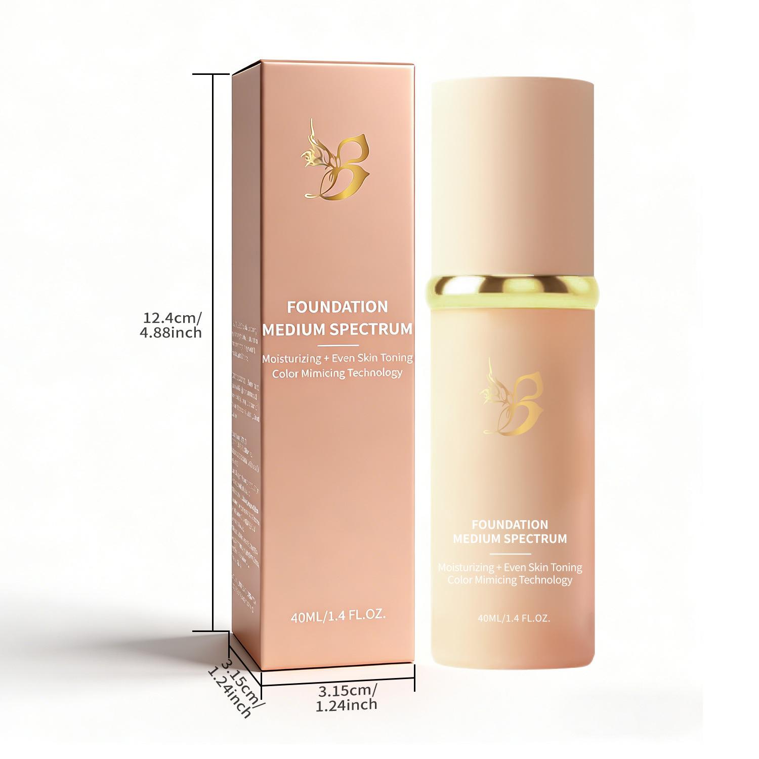 Long Lasting Hydrating Formula No Caking Color Changing Foundation 4 In 1 Concealer Cream Smooth And Comfortable To Use 1 bottle