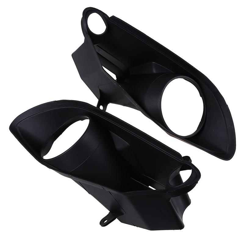 1 Pair Front Headlight Cover Air Intake Grille Inner Fairing Fit for Yamaha  R1 2009-2014 Motorcycle ABS Plastic Replacement Black