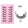 Seven Pairs of 5D Thick False Eyelashes, Natural Messy Eyelashes, Light and Unburdened, Self-grafted False Eyelashes