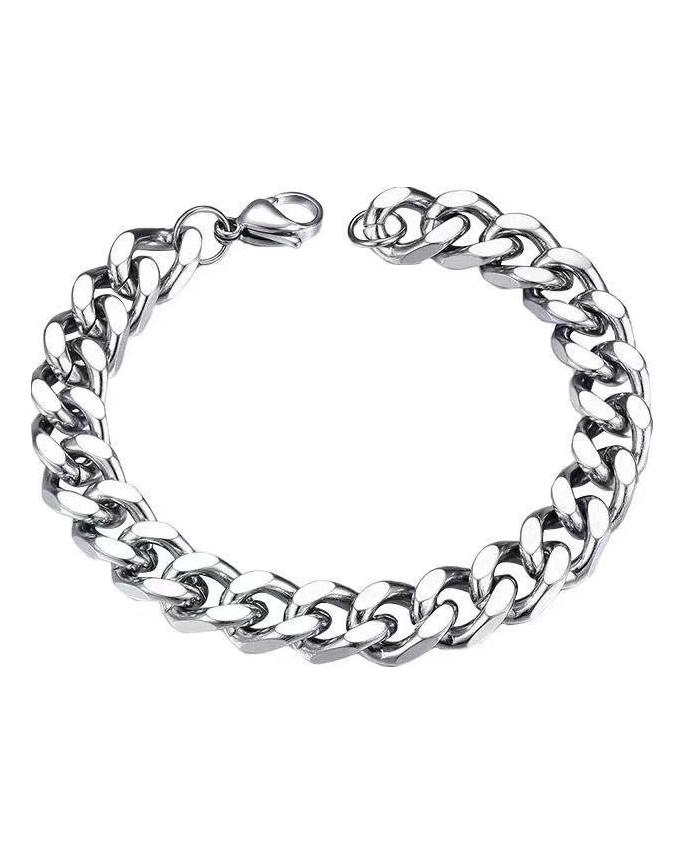 Men's Hip-Hop Cuban Chain Bracelet - Cool Titanium Steel Jewelry