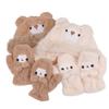 Winter Cartoon Cute Plush Hat Small Bear Raven Hat Women'S Outdoor Fashionable Warm Ear Protection Pullover Hat