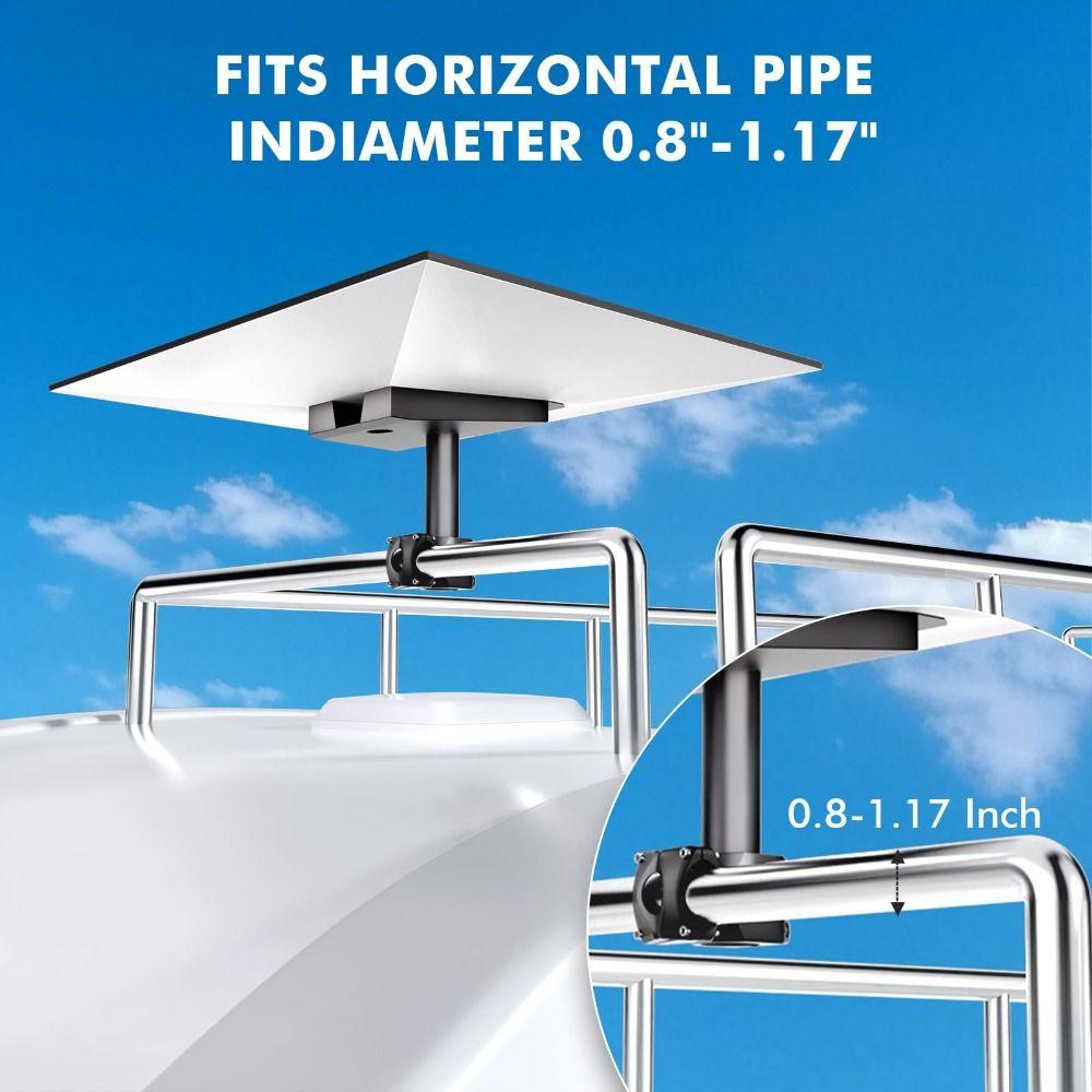 Clamp Mount Pole Clamp Mount Portable Design Portable Bracket Internet Mounting Kit  Camper Use