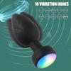 Anal Plug Vibrator Butt Plug Prostate Vibrating Massager Remote Control Female Masturbator Sex Toy for Couple with LED Light