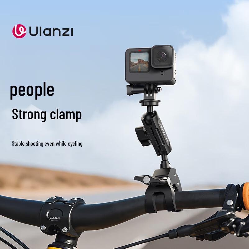 Ulanzi R105 Action Camera Bicycle & Motorcycle Mount Clamp