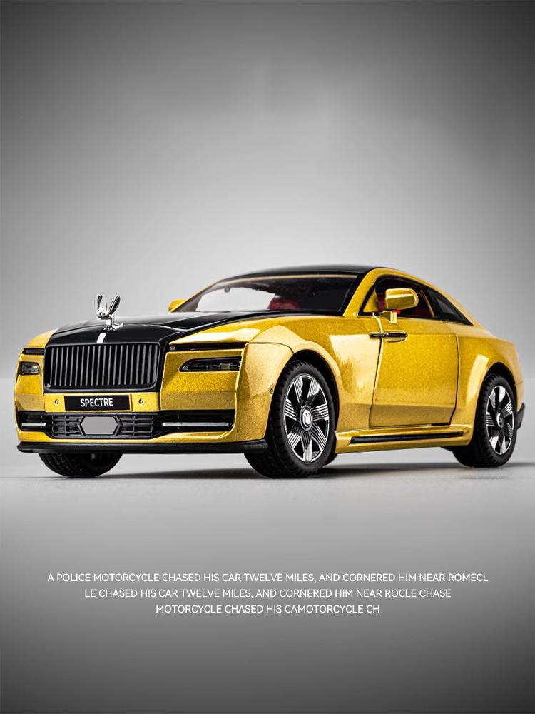 1:24 Rolls Royce Spectre Alloy Diecast Model Car Sound & Light Collection Gifts Christmas Present For Boyfriend Birthday Gifts