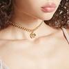 Hot Sale Fashion New Product Love Clavicle Chain Simple Necklace Trend Personalized Peach Heart Pendant