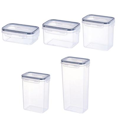 Clear Grains Storage Container for Home Use Featuring Easy To Use Designs and Large Capacity for Small Families