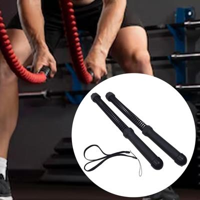 2x Seillose Battle Ropes Praktisch für Heim-Fitnessstudio Krafttraining Büro