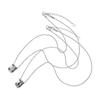 Pair Necklace Pendant Allergy Free Surgical Stainless Steel 316L Shell Message White Black [White Clover] & 4SUP066WH&4SUP066BK
