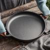 Lilang Thickened Cast Iron Non-Coated Griddle Pan