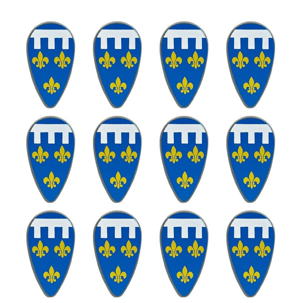 12pcs/set Medieval Army Knight Weapons Pack MiniFigures Accessories Set Military Shield Building Block Bricks Kits Toys