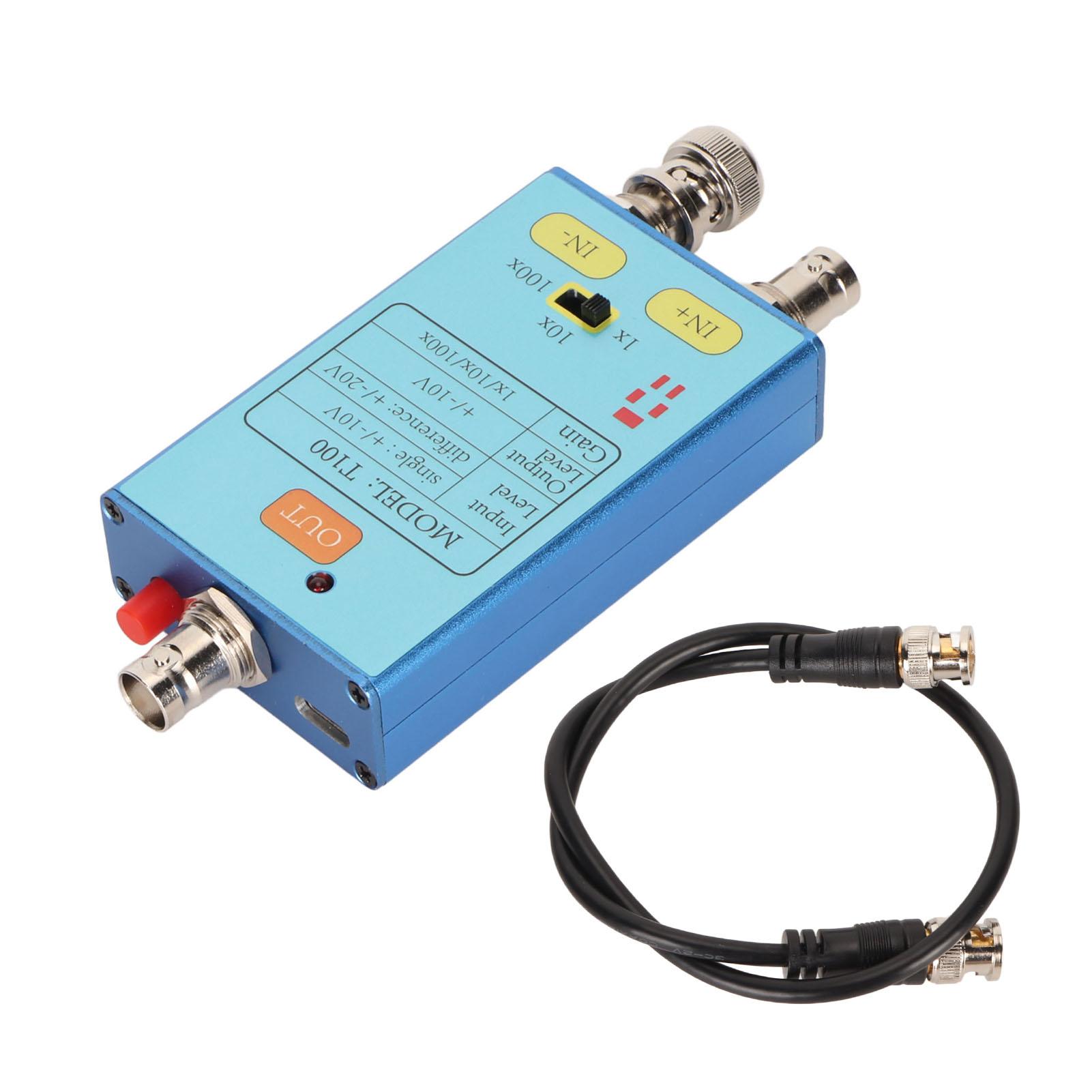 

T100 Диференційний щуп Осцилограф Професійний 1X 10X 100X 10M Смуга пропускання Віртуальний осцилограф