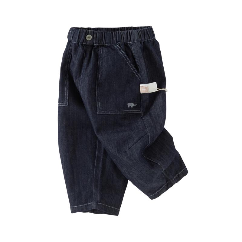 DAVE&BELLA Boys' Autumn Denim Cargo Pants