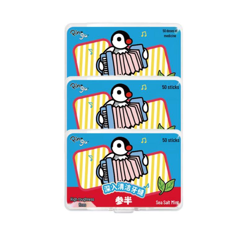 

Canban Sea Salt Mint Refreshing Dental Floss (3 x 50-Count)