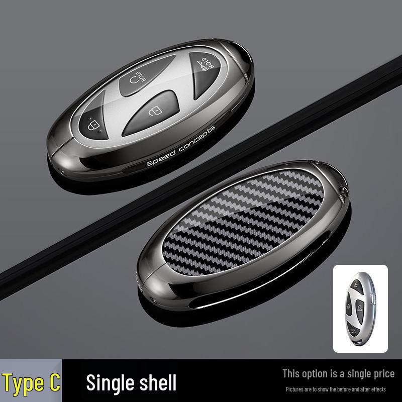 Modern Sonata Key Cover 2024: 11th Gen Ioniq/Ioniq 6 Car Accessory Shell Buckle