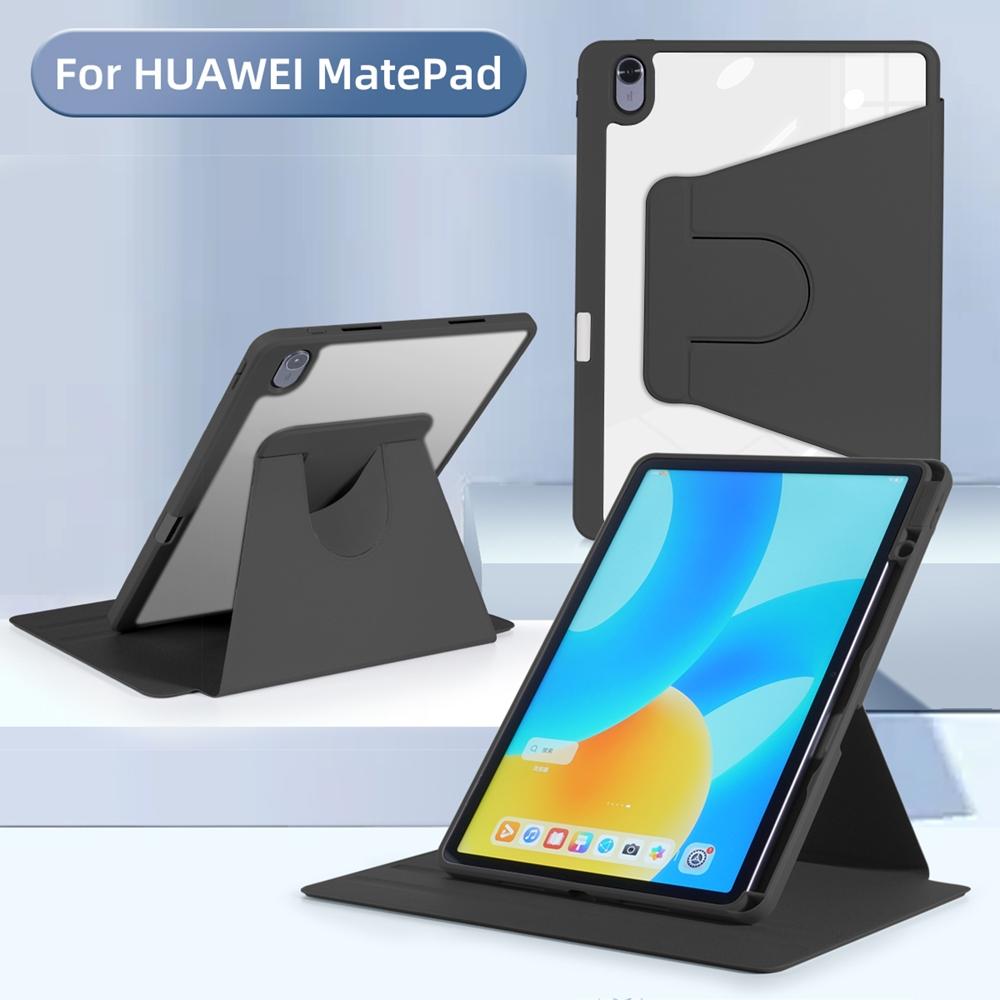 Acrylic Case For HUAWEI Matepad SE 11 2024 HUAWEI Matepad 11.5S/11.5 Honor Pad X9 Matepad 11 2023 2021 360° Rotation Tablet Cover with Pencil Holder