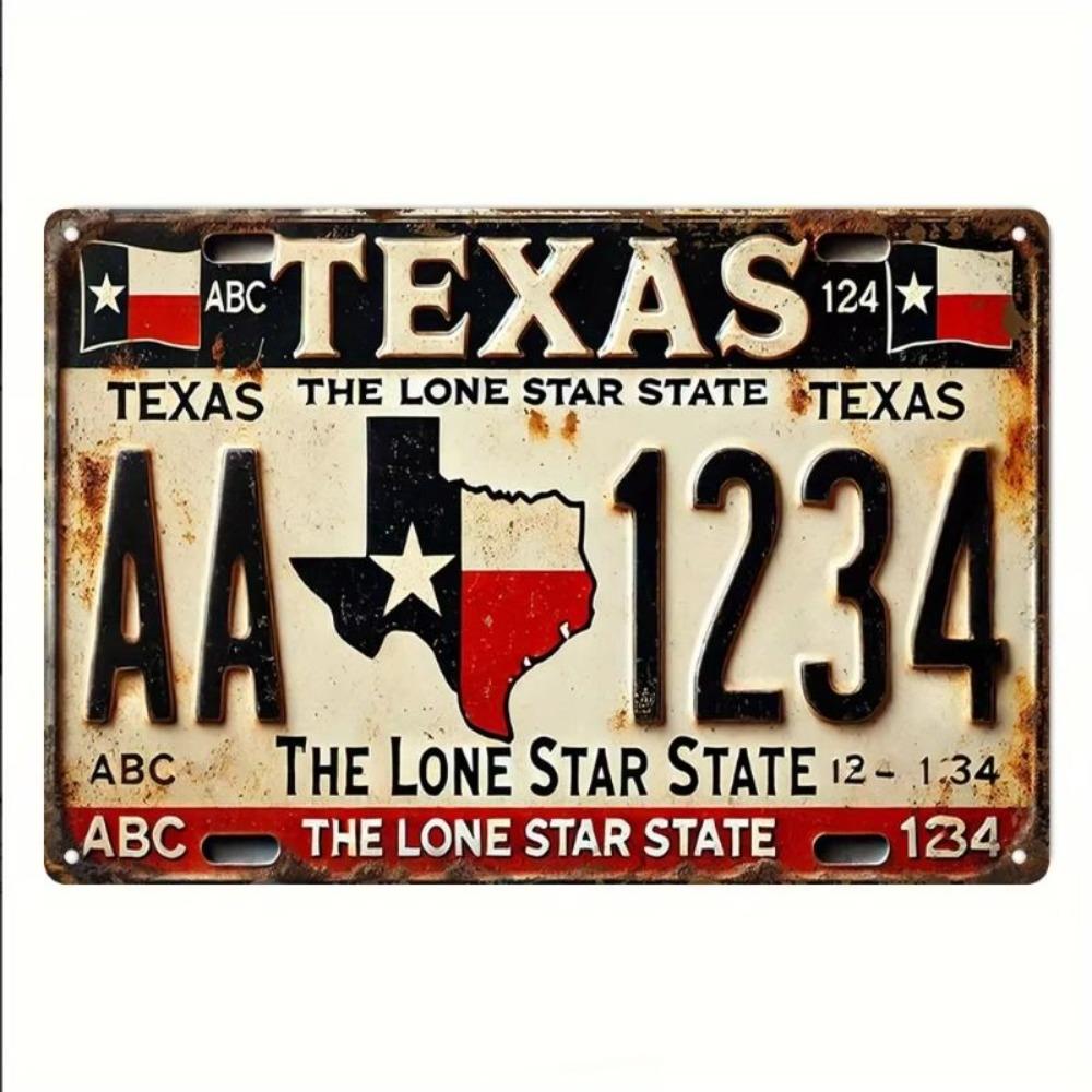 Retro Metal Wall Art Sign Board 20x30cm Home Decor