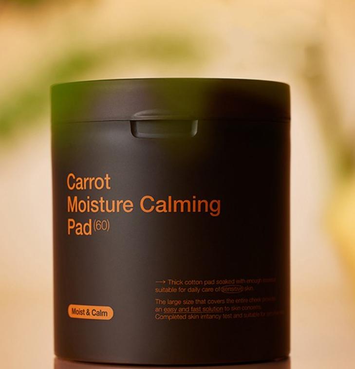 MEDIHEAL Carrot Calming Toner Pads | 60 Pads | Soothing & Moisturizing Care
