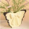 Nordic Ins Style Butterfly Ceramic Vase Ornament Dried Flower Arrangement Container Living Room Bedroom Dining Table Decoration