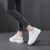 Inner Heightened White Shoes for Women In Autumn New Women's Shoes Thick Sole Mesh Breathable and Versatile Thin