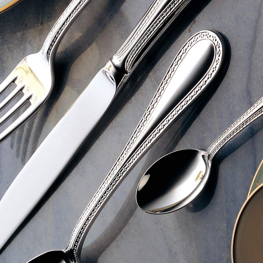 Noritake 16cm Marquise-Shaped Stainless Steel Cake Fork (23Y/83A)