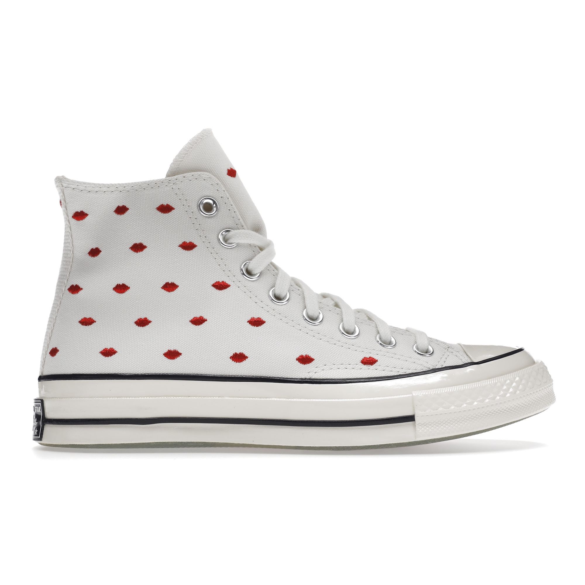 

Кеды Converse Chuck 70 High с вышивкой Love Me - Vintage White Унисекс A01601C 44.5
