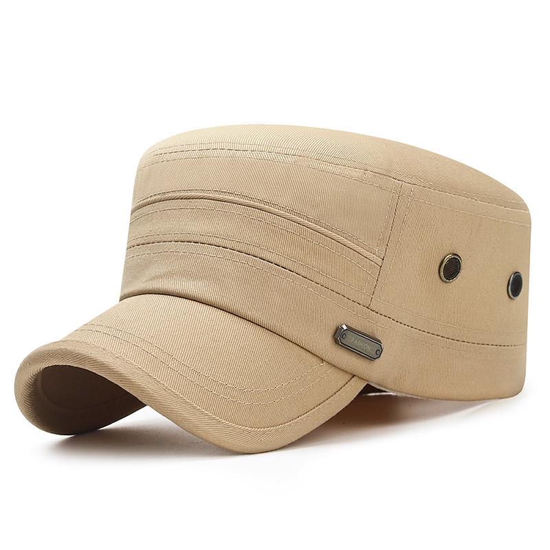 Zhen Yueqi Men's Korean Style Casual Sunshade Flat Top Cotton Hat