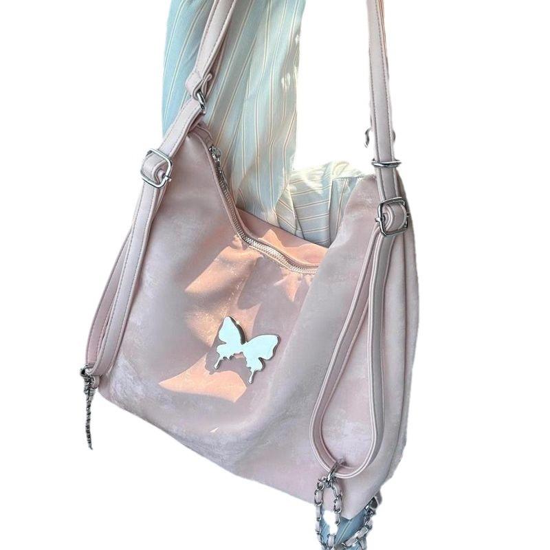 Mori High-End Large-Capacity Spring And Summer Shoulder Bow Bag Fashionable Underarm Women'S Bag Casual
