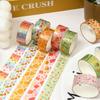 Songdao Washi Tape Basic Pattern Set Gold and Silver Foil Stamped Charming Masking Tape Patterns Perfect for and Gift Wrapping 15mm x 2m Dreamy
