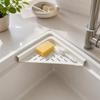 Waterproof Sponge Drying Rack Punch-free Sink Drain Shelf Dishcloth Sponge Stand  Kitchen Use