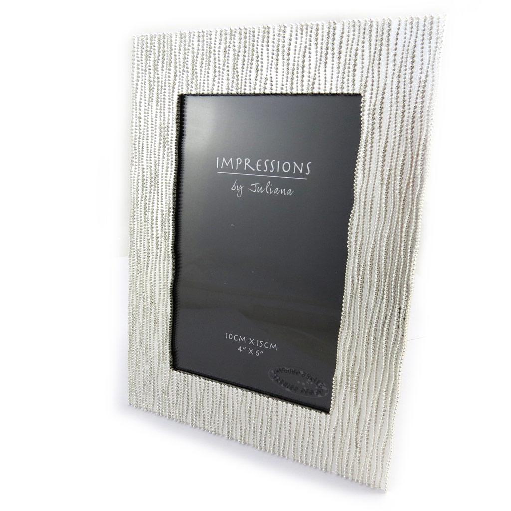 Les Trésors De Lily [M3062] - Chrome 'Design' Photo Frame (10x15 Cm)