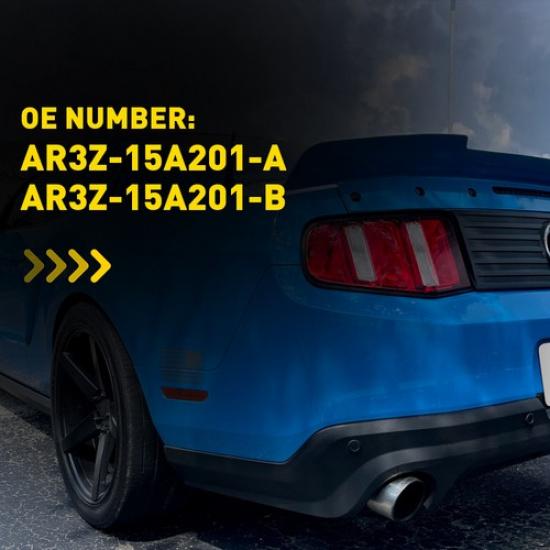 OE-Style Red Lens Rear Bumper Side Marker Lights Kit For 2010-14 Ford Mustang EV