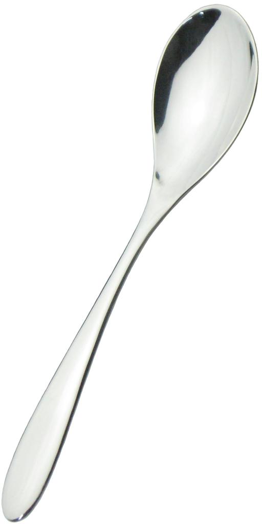 Nagao Sylph School Lunch Stainless Dishwasher Made in Japan for school lunches in Tsubame Spoon, 17.2cm, 18-8 Steel, Safe, Children's Spoon, (Adopted
