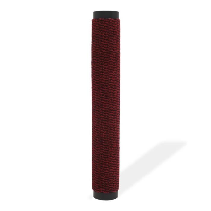 VidaXL Paillasson rectangulaire 120 x 180 cm Rouge