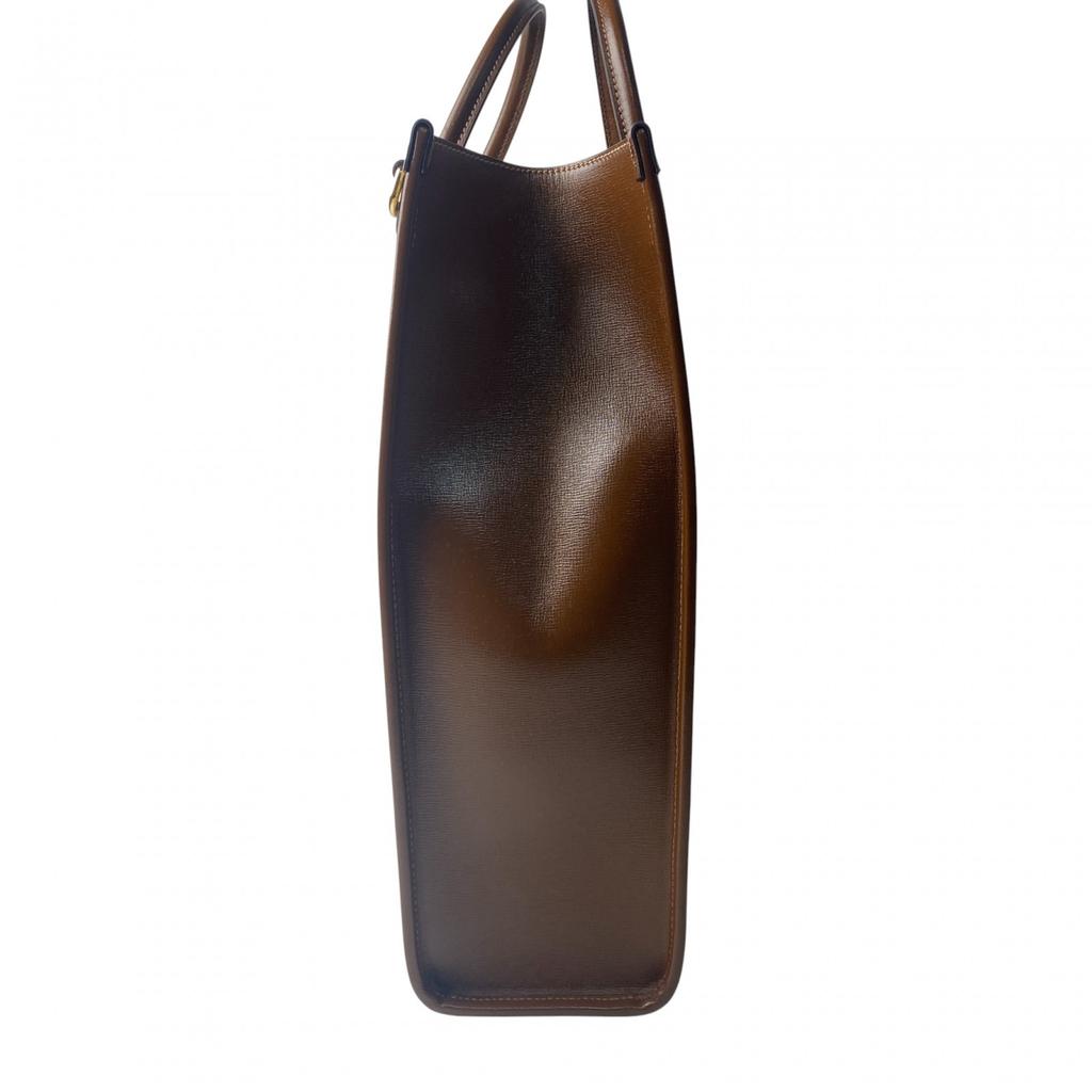 Used GUCCITote Bag Brown PVC Women
