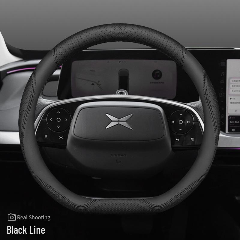 2023 Xiaopeng G6 Genuine Leather Steering Wheel Cover - Ultra-thin, Fits 22/23 New P7, P5, G3, G9