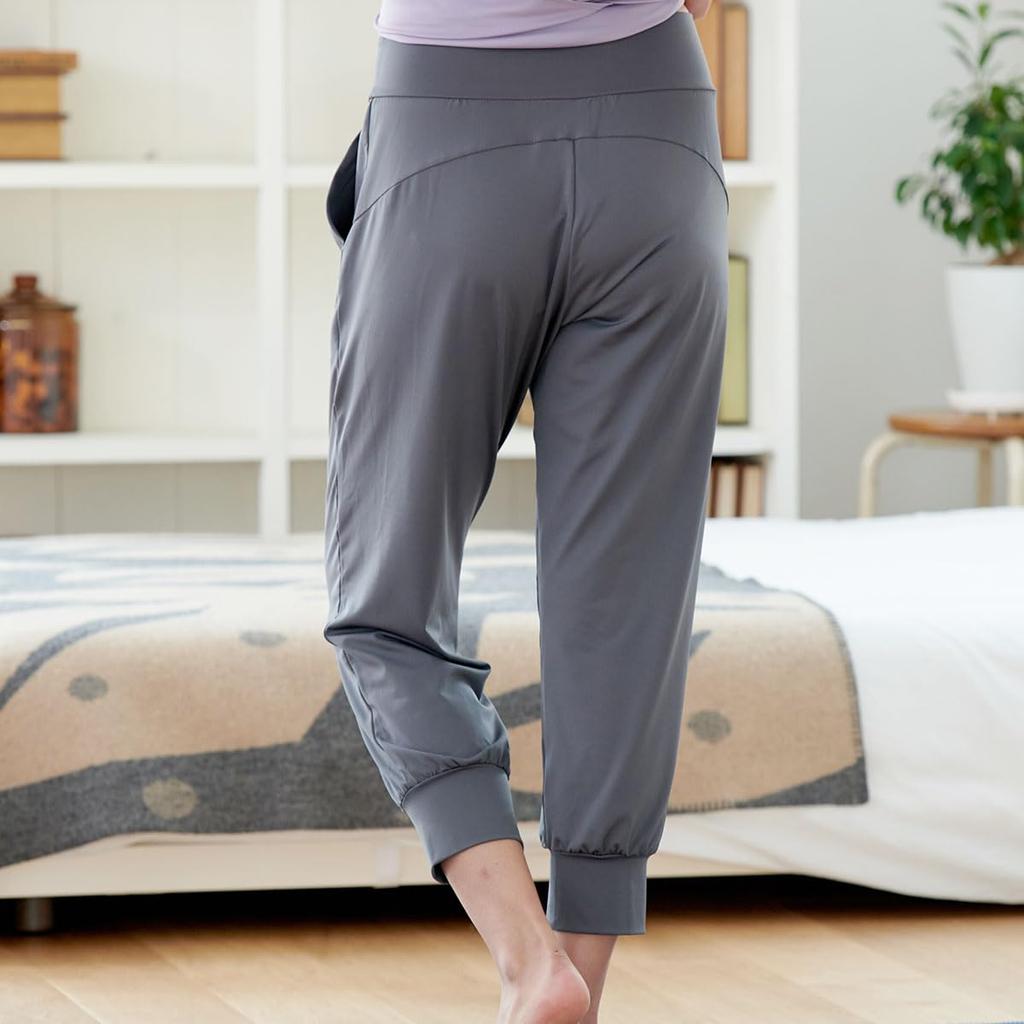 Venex Recovery Recovery Yoga Cropped Length Jogger Size 8103 Wear, Wear, Pants, Women's, Charcoal, L,