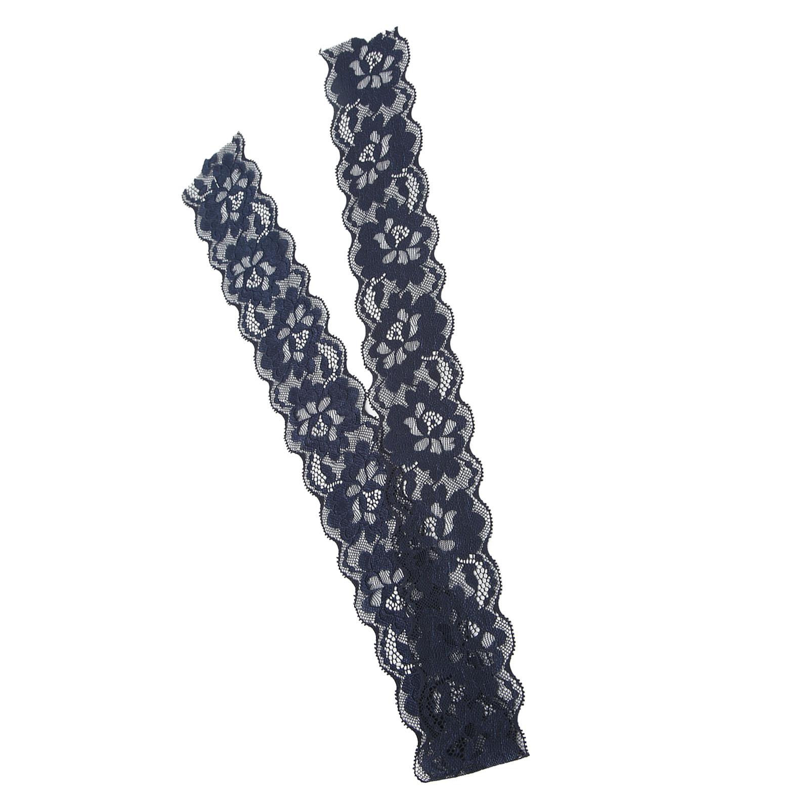 

Кружевная лента длиной 10 ярдов, шириной 2,6 дюйма, мягкая, приятная к коже, прочная, легко режется, широкое применение, элегантная синий