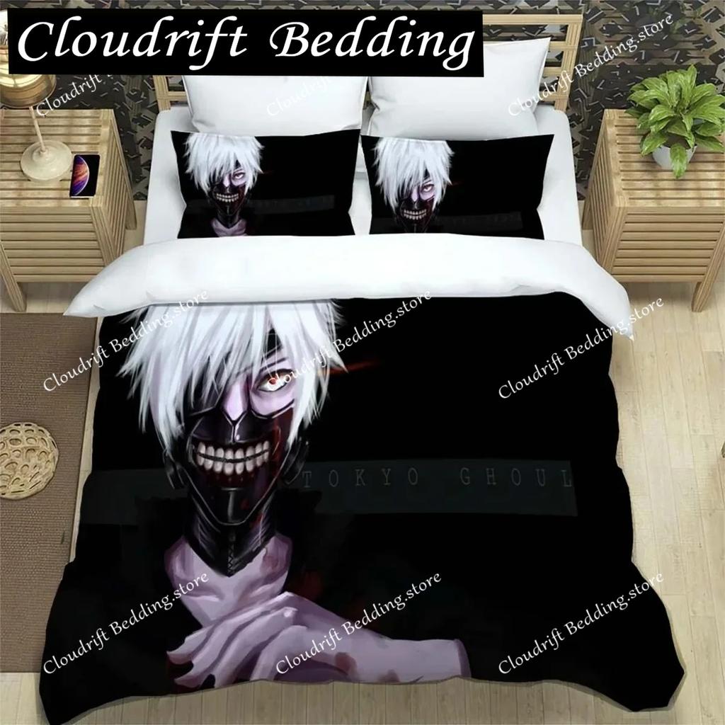 3D Print Japanese Anime Digital Printing Polyester Bedding Set For Boys And Girls Youth Fashion Bedding Set