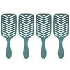 4pcs Detangling Hair Brush Portable Hollow Wet Dry Hair Styling Brush Comb for Women Men Children