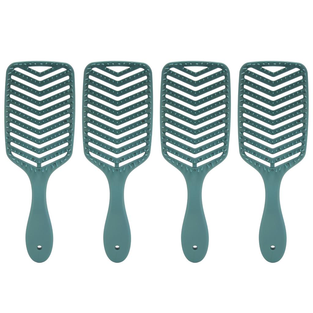 4pcs Detangling Hair Brush Portable Hollow Wet Dry Hair Styling Brush Comb for Women Men Children