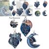 Blue Moon And Dragon Lover Car Ornament Holiday And Home Decoration Hanging Pendant