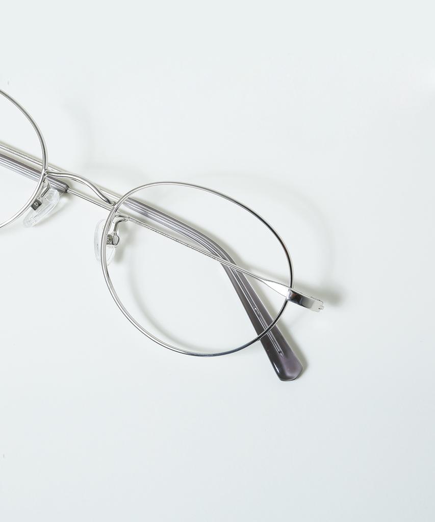 Timideupeulikeu Puni Silver Titanium Glasses