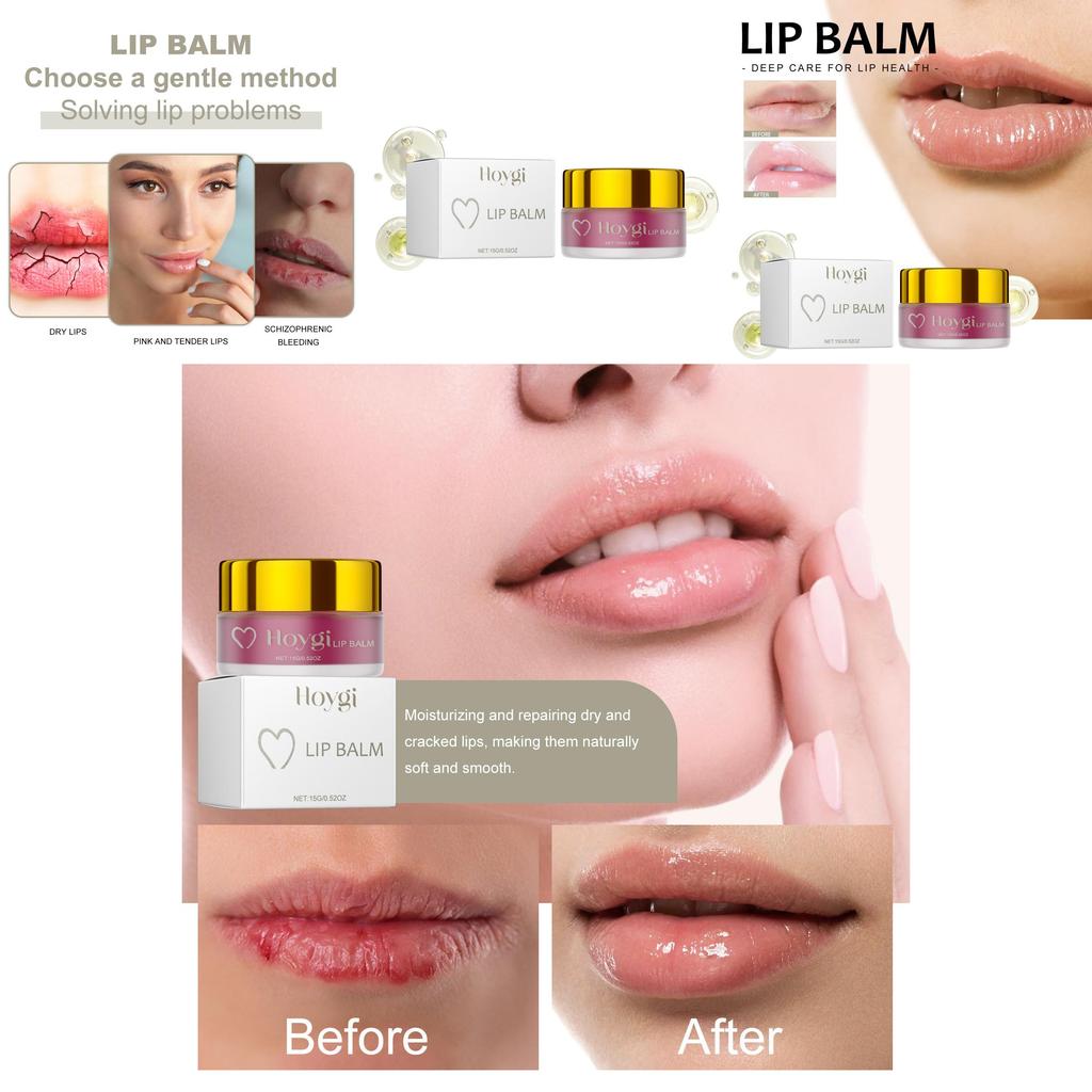 Hoygi Deep Moisturizing Lip Balm For Dry Cracked Lips With Hydrating Effects And Softening Properties