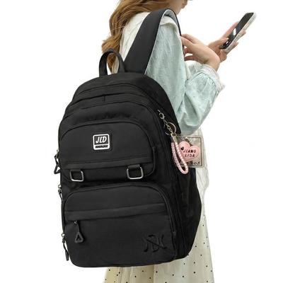 Grande para Ensino Fundamental Alto Médio Leve Casual Exterior Mochila Feminina, Capacidade, Escola, Trajeto, Escola, Escola, Escola, Meninas, Bolsa,