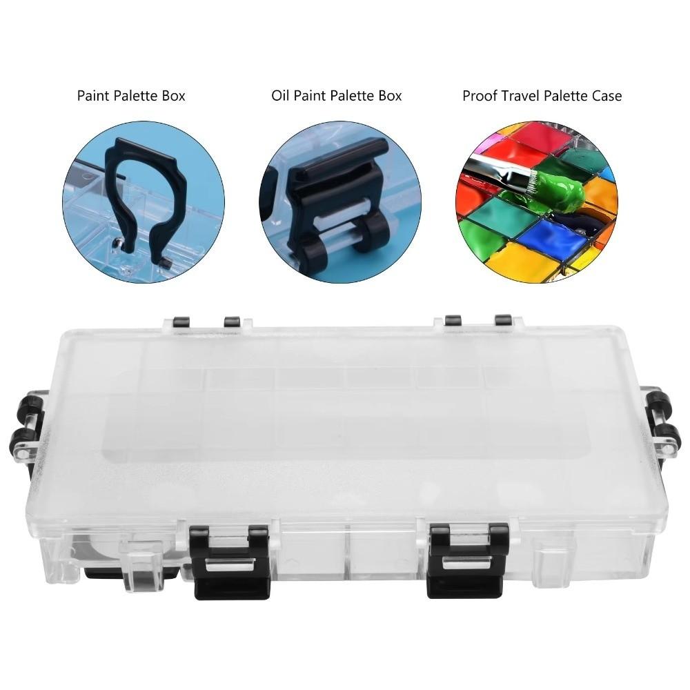 Airtight Leakproof Paint Palette Tray Watercolor Palette Box  Wet Pallets for Painting Miniatures